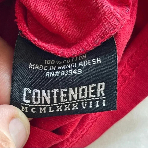 Contender Biquick Men Red Shirt Size 3XL - Picture 6 of 7